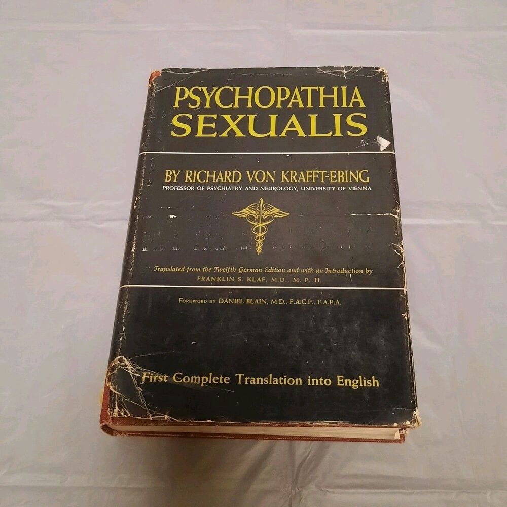Psychopathia Sexualis Richard von Krafft-Ebing 1965 1st English Translation HC